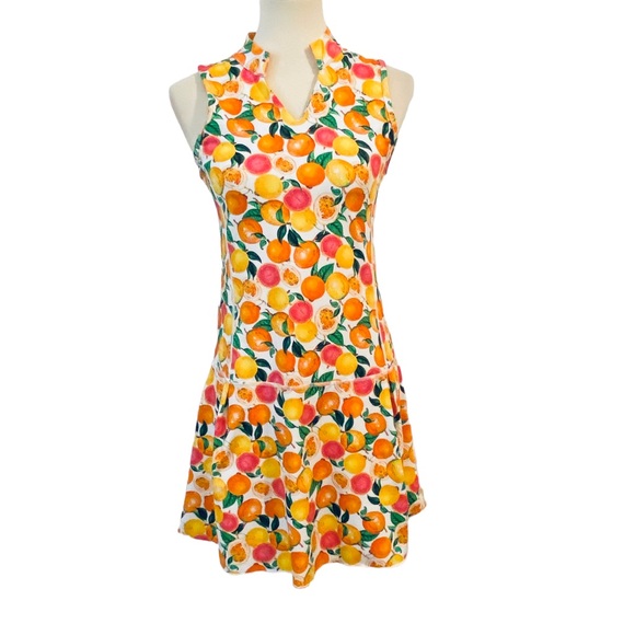 Moteepi Athletic Dress Golf Tennis Stretch Sleeveless Colorful Womens Sz S - Picture 3 of 8